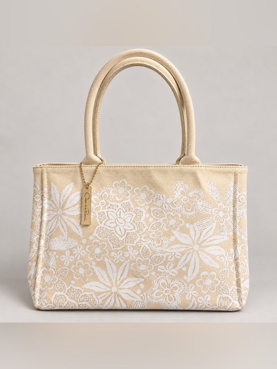 Oscar de la Renta Handbags - Oscar de la Renta Limited Edition Neiman Marcus x Target Floral Canvas Tote